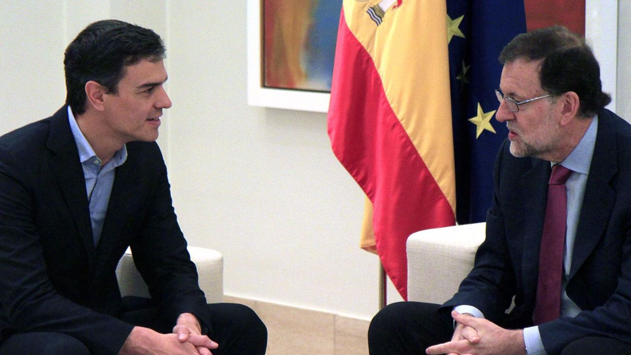 Sánchez, en su reunión discreta con Rajoy, le pidió "proporcionalidad" y evitar "grandes daños" en Cataluña
