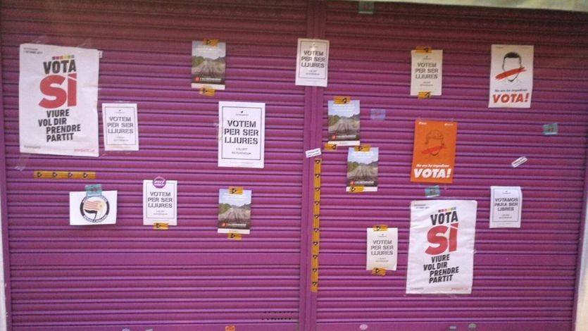 Independentistas radicales atacan el negocio de la familia de Albert Rivera en Granollers