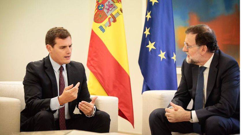 Ciudadanos anuncia un principio de acuerdo con el Gobierno para apoyar los Presupuestos de 2018