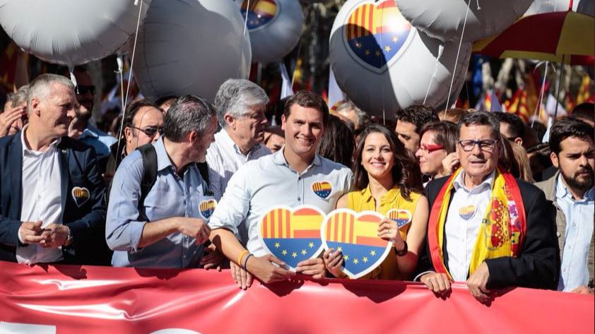 La multitudinaria marcha por la unidad, en imágenes