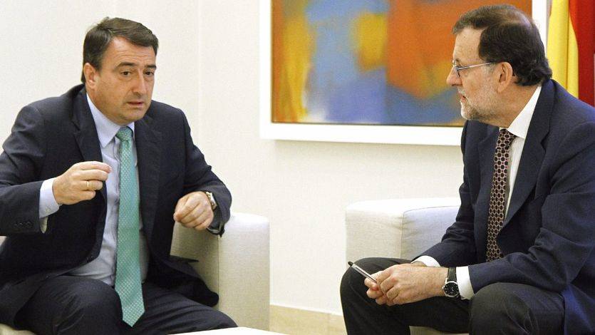 Aitor Esteban y Mariano Rajoy