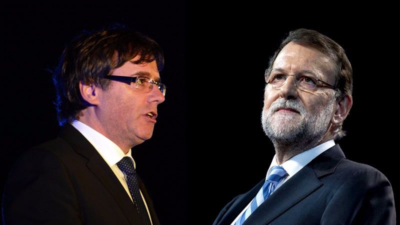Puigdemont invita a Rajoy a reunirse en su 'sede', Bruselas, para hablar de igual a igual sobre el futuro de Cataluña