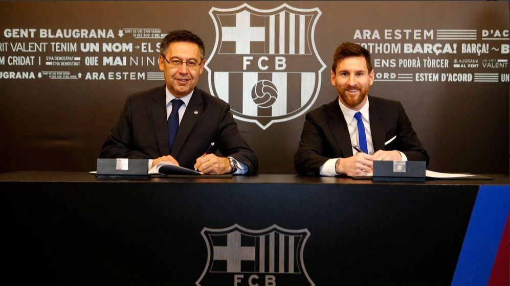 Messi vestirá la azulgrana hasta 2021: el Barça confirma que "la historia continúa"