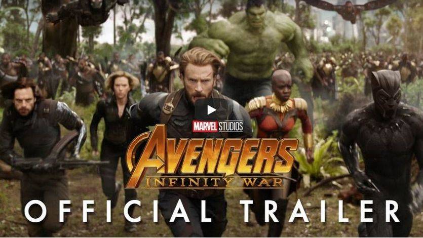 Twitter 'enloquece' con el primer tráiler de 'Los Vengadores: Infinity War'