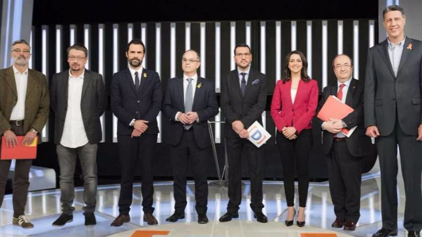 Turull, Torrent, Arrimadas, Iceta, Doménech, Albiol y Riera debaten en RTVE