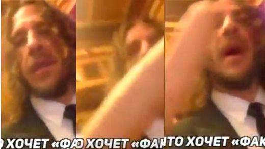 Carles Puyol, atacado con un consolador en Rusia
