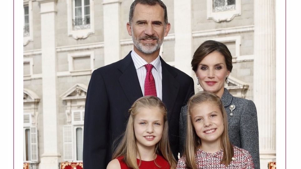 Felicitación navideña de la familia real