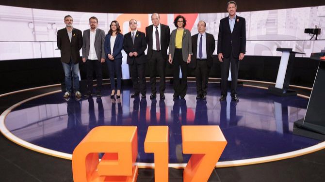 El último debate electoral catalán dejó claro que será casi imposible lograr un pacto por cualquier lado