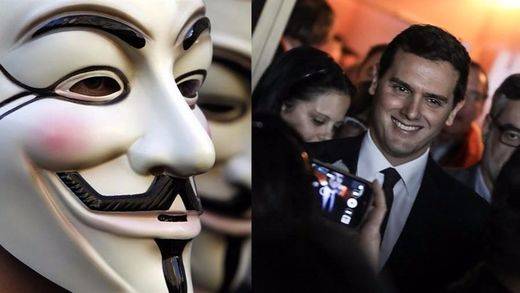 Anonymous España se desvincula de las acusaciones a Ciudadanos difundidas desde una cuenta con el nombre de este colectivo