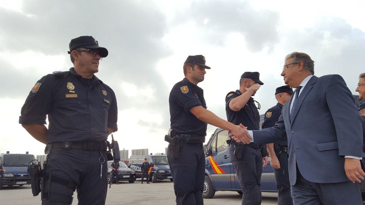 El dispositivo policial de la 'Operación Copérnico' saldrá de Cataluña antes de fin de año