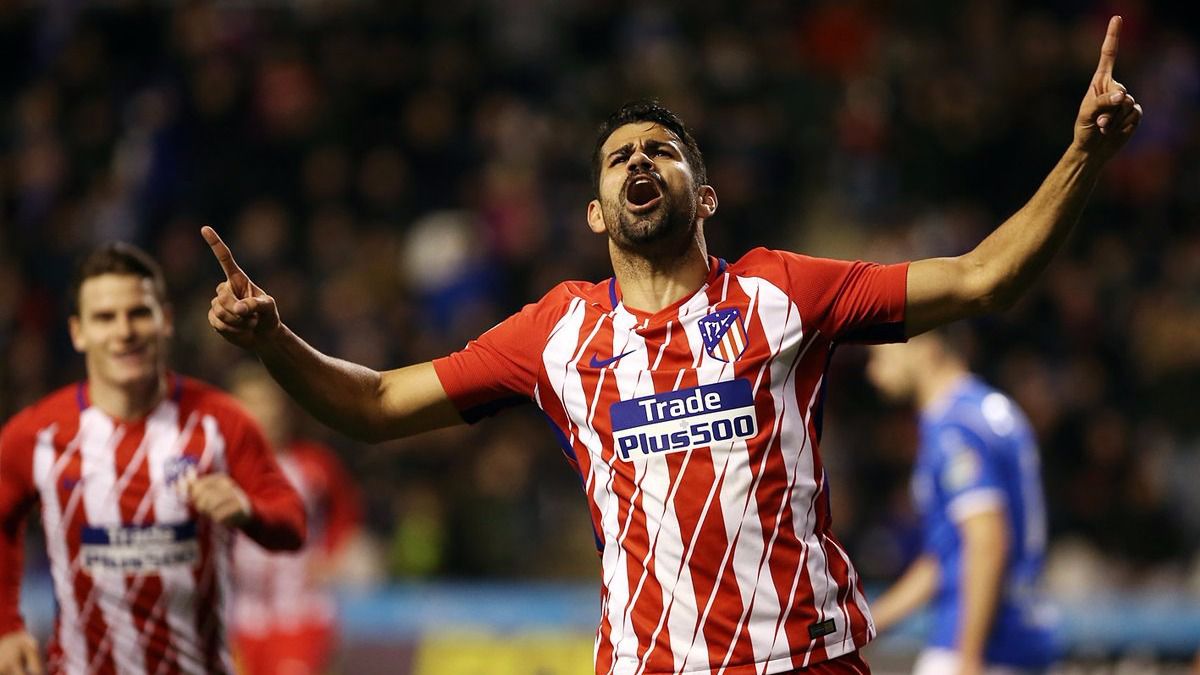 Diego Costa ya marca en su regreso y el Atlético se acerca a los cuartos de Copa