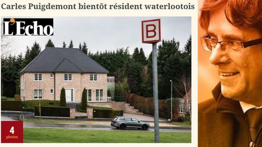 Puigdemont seguirá en Bélgica: alquila una mansión en Waterloo por más de 4.000 euros al mes