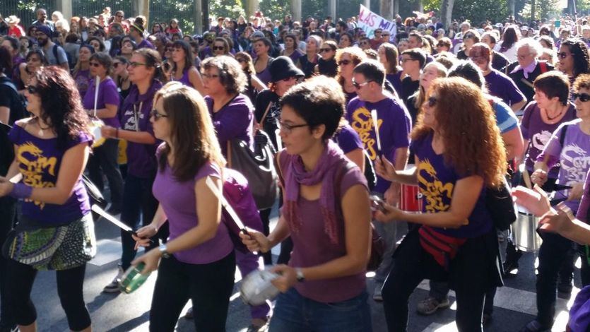 Manifestación contra la violencia de género