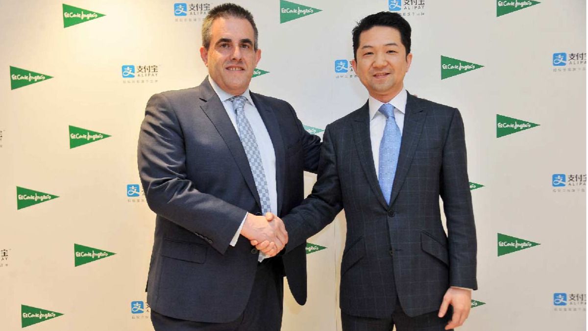 El Corte Inglés incorpora Alipay, la mayor plataforma de pago móvil de China