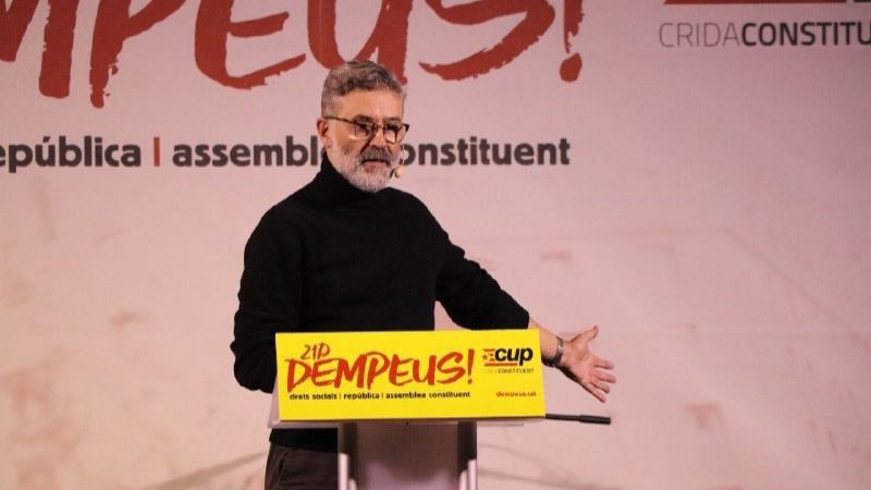 La CUP confirma su abstención en la votación de investidura de Jordi Turull