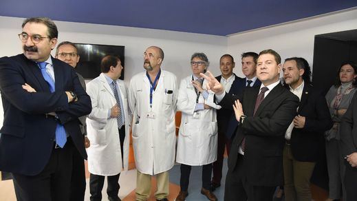 García-Page en el Hospital General de Albacete