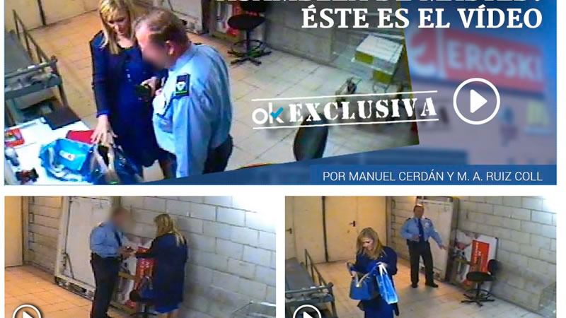 &gt; La sentencia final a Cifuentes: un vídeo robando en un supermercado