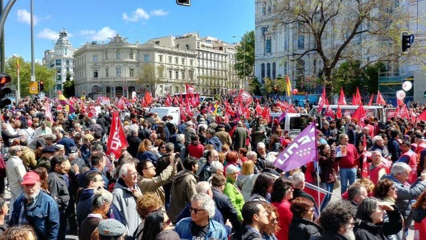 Manifestación Día Internacional del Trabajo 1 de mayo