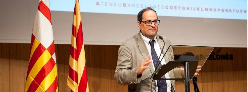 Diálogo y 'procés', las claves del discurso de investidura de Quim Torra