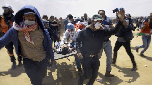 El balance de la masacre en Gaza: 59 muertos y más de 2.700 heridos a manos del ejército israelí