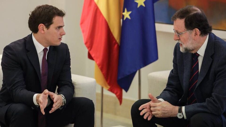 Rivera exige a Rajoy que siga aplicando el artículo 155 al nuevo Govern catalán