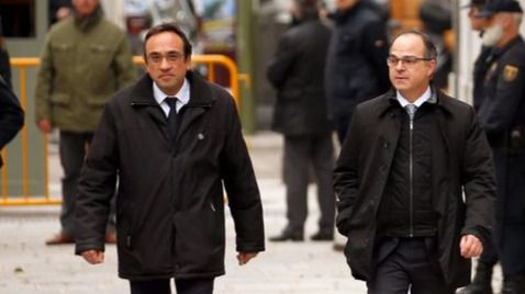 Josep Rull y Jordi Turull en el Supremo