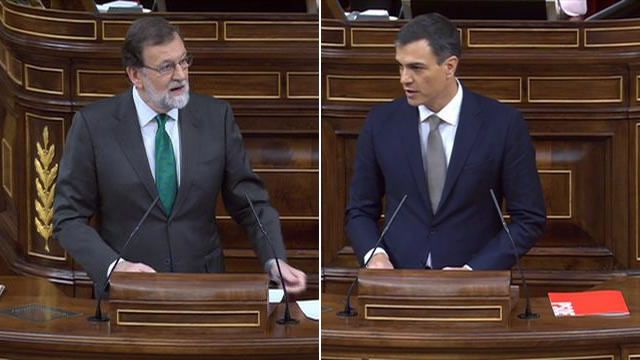 Así transcurrió la primera jornada del debate de la moción de censura a Rajoy