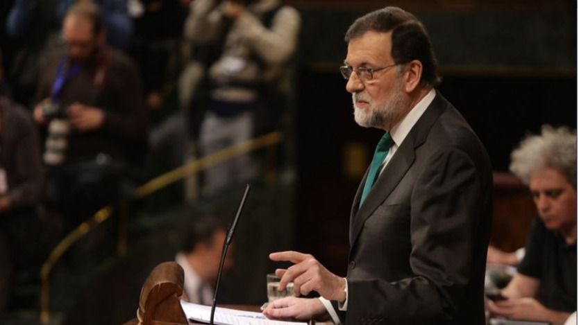 Rajoy en el debate sobre la moción de censura