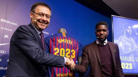 Umtiti pone fin al culebrón renovando con el Barça: ya cuesta 500 millones