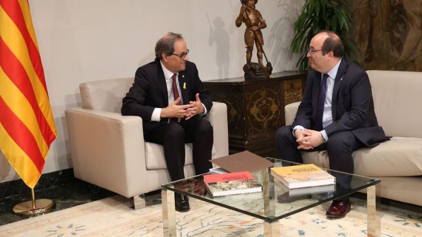 Quim Torra y Miquel Iceta