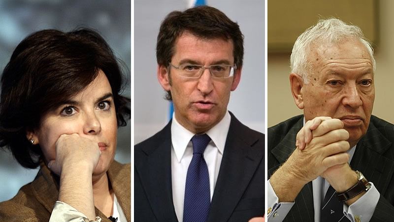 Sucesión en el PP: Santamaría escala posiciones, piden a Feijóo que confirme su candidatura y Margallo irrumpe por sorpresa