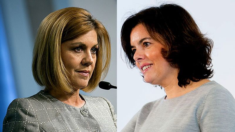 Recuento de apoyos de los candidatos del PP: Cospedal y Santamaría empatan en ex ministros