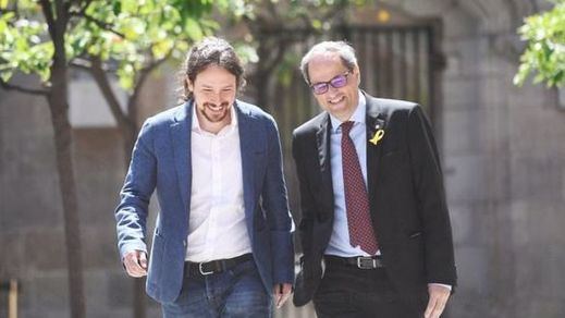 Iglesias traslada a Torra la voluntad de Sánchez de acercar a los presos catalanes