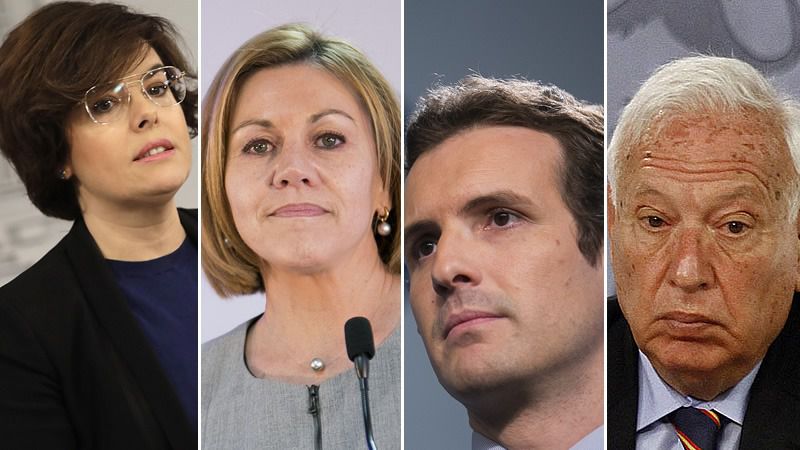 Motes entre los candidatos en el último fin de semana de campaña del PP