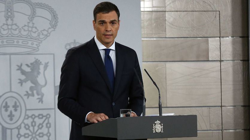 El presidente del Gobierno, Pedro Sánchez, comparece en La Moncloa para dar a conocer la composición de su Gabinete.