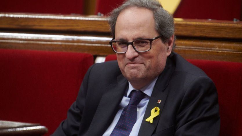 Torra insiste en reivindicar el derecho de autodeterminación justo antes de acudir a la Moncloa