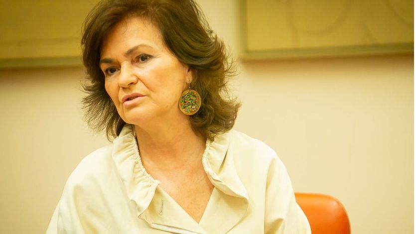 Carmen Calvo, vicepresidenta del Gobierno y ministra de Presidencia, Relaciones con las Cortes e Igualdad