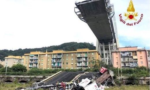 Tragedia en Génova: decenas de muertos y heridos en el derrumbe del puente Morandi