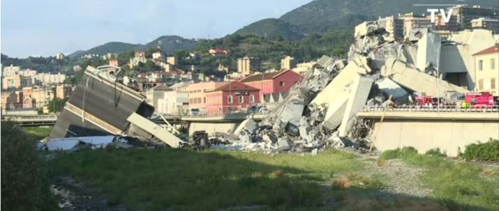 Continúan las labores de rescate en Génova tras el derrumbe del puente Morandi
