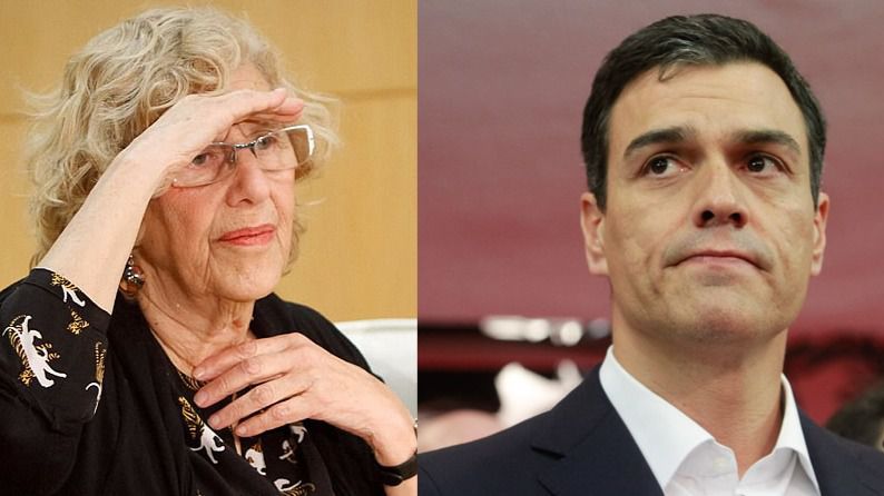 Aseguran que Sánchez vuelve a pedir a Carmena repetir como alcaldesa de Madrid