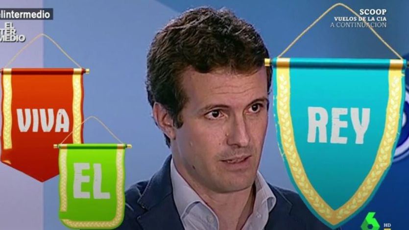 ¿El nuevo himno del PP?: así suena el 'viva el rey' de Pablo Casado