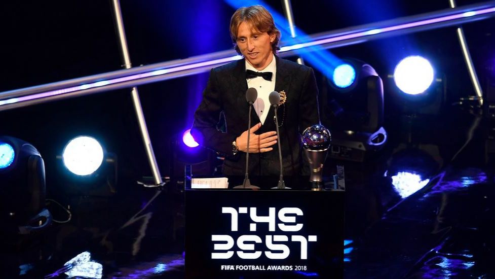 Modric pone fin al duopolio de Ronaldo y Messi y se alza con el premio 'The Best'