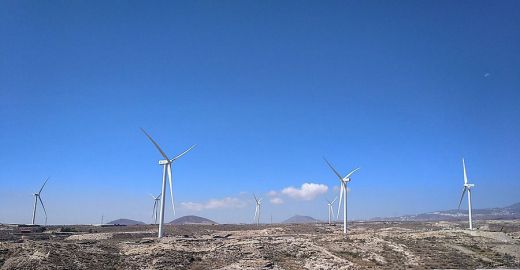 Iberdrola completa el montaje de los aerogeneradores de su primer parque eólico en Canarias