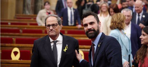 El independentismo sella un acuerdo in extremis para mantener su mayoría parlamentaria