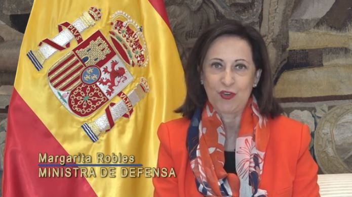 12-O: Robles expresa orgullo por las Fuerzas Armadas de "una España unida"
