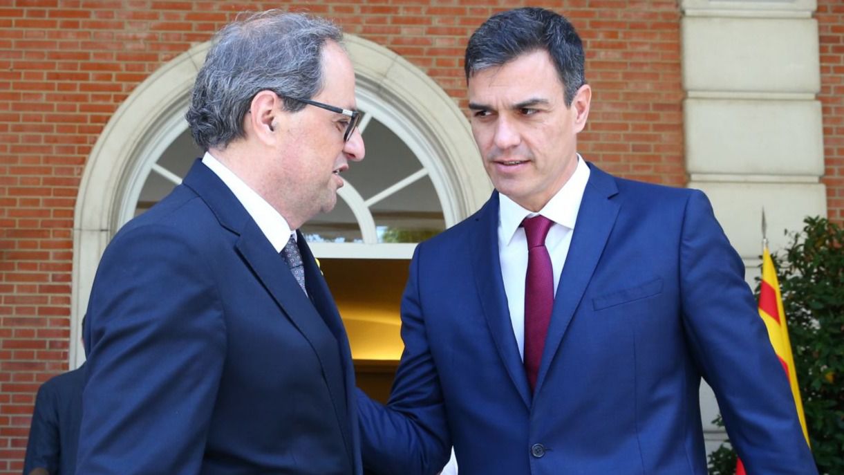 Torra rechaza el 'plan Sánchez' e insiste en un nuevo referéndum para resolver el conflicto catalán