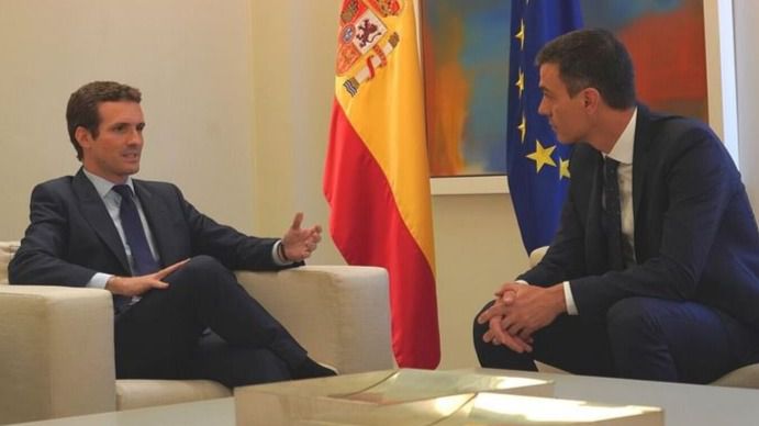 Pablo Casado y Pedro Sánchez