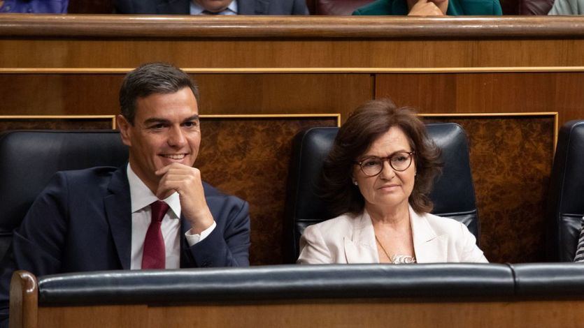 La (no) respuesta de Calvo sobre el cambio de criterio de Sánchez respecto al delito de rebelión