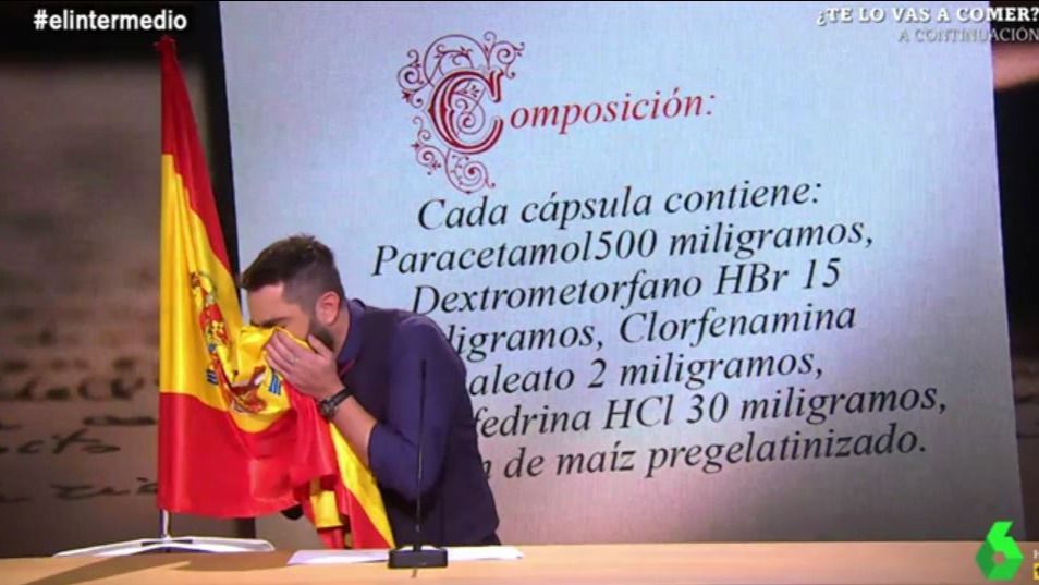 Dani Mateo vuelve a Twitter para seguir dando explicaciones sobre el 'sketch' de la bandera de España