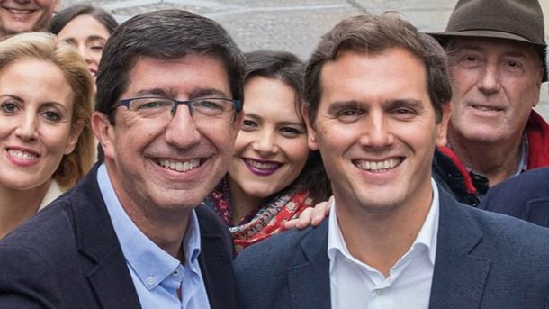 Rivera pide formalmente al PP que le apoye en un gobierno andaluz presidido por Juan Marín